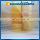 Clear Colored Pattern Glass 3-8mm Accept Sgs