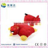 Plush Red Bird Animal Shaped Pillow thumbnail-1