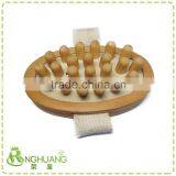 Water-proof Wooden Hand Held Massager-Body Care Scrubber With All Natural Material thumbnail-1
