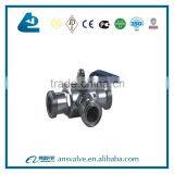 Sanitary Threaded 3 Ways Ball Valve thumbnail-2
