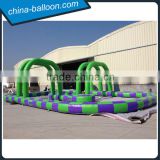 2016 new design inflatable race track / customized inflatable racing track for sale