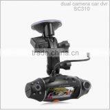 4 Infrared LEDs 2.7 Inch LCD Display 120/140 Degree Wide Angle High Resolution Car Dvr Gps Dual Camera thumbnail-3