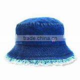Custom Adult Cotton Washed Denim Bucket Hat