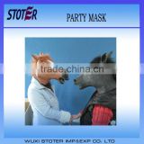 new party mask, latex zombie horse head mask, halloween mask