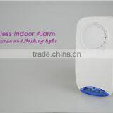 Working With Alarm System Flashing Indoor Soren Battery Operated Wireless Remote Siren LB-W09