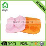 4 Cavity Heart Shape Silicone Ice Mold Molds Silicone Cupcake Mold thumbnail-1