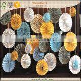 Graduation Decoration Hanging Paper Accordion Rosette Flowers