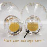 200 ml Set of 6 Gold Decal Pattern Ice Cream Cup Glass Dessert Bowl thumbnail-6