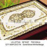 30*48inch/75X120CM- GOLDEN PVC TABLE CLOTH