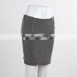 F5S43018 Latest Fashion Women Check Grid Mini Skirts thumbnail-2
