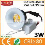 China Supplier 3w Mini 12v Led Recessed Light thumbnail-1