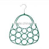 Velvet Flocked Scarf Tie Hanger, Purse Style thumbnail-3