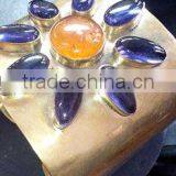 Falak Gems Fashion Gold Plating Stylish Silver Bangles thumbnail-1