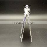2016 Hot Sale Clear Acrylic V Shape Table Calendar Desk Calendar Display thumbnail-2