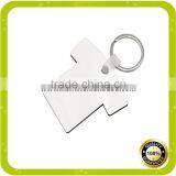 Sublimation White Blanks Wood Carving Blank Keychain thumbnail-6