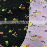 Women Cotton Flower Print Colorful Socks thumbnail-2