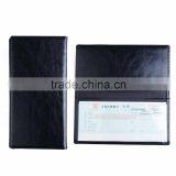 China Leather Factory Price Checkbook Holder Leather Checkbook Case thumbnail-2