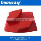 High quality arrow segment diamond abrasive sanding block for concrete floor