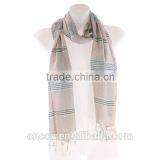 15STC2224 Stripe Linen Wrap Scarf