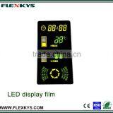 LED Display Module Graphic Overlay for Refrigerator