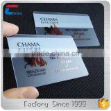 CR80 Credit Card Size Tranparent Translucent Plastic Cards