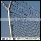 Iron Fence Post,woven Wire Mesh,diamond Fence With Razor Wire