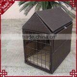 Best Wicker & Metal Craft Outdoor Cat or Dog Using Waterproof Pet House thumbnail-3