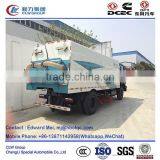 Dongfeng 4*2 4*4 Type 190hp 10 Ton Street Sweeper Vehicle thumbnail-3
