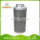 6"x20" (15x50cm) Odor Scrubber Stainless Steel Activated Carbon Filters thumbnail-1