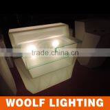 Indoor Rechargeable Colorful LED Illuminated Modern Bar Counter thumbnail-3