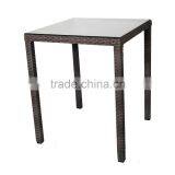 5 Pieces Synthetic Rattan Outdoor Bar Stool Set thumbnail-3