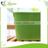 Colorful Metal Outdoor Green Oval Planter Decorative Flower Pots thumbnail-3