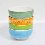 Baby Feeding Ceramic Food Bowl With Colorful Painting thumbnail-6