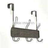 New Metal Wall Rack, 3 Hooks, Bronze thumbnail-2