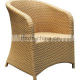 Honey Wicker Garden chair with cushion L80507