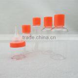 7pcs Platic Cheap Color Travel Bottle Kits With Pink Cap Travel Bottle Set thumbnail-2