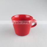 Round Ceramic Red-glazed Coffee Cup thumbnail-1