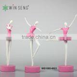 Resin Craft Lovely Dancing Girl Ballerina Statue thumbnail-4