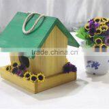 Finished Colorful Handmade Wooden Bird Nest thumbnail-5