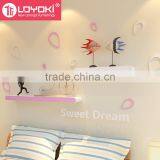 Home Decor Wood Floating Shelf Whit Colorful Margin Multifunction Display Wall Shelf Wholesale thumbnail-3