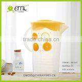 PP Cold Kettle With Lid Transparent Water Bottle Juice and Tea Bottle thumbnail-4