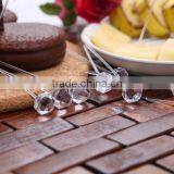 Wholesale Plastic PS Hight Quality Eco-friendly Dessert Cake Fruit Fork thumbnail-3