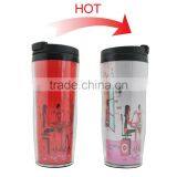 Color Changing PS PP Inner Plastic Thermos Mug thumbnail-2