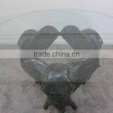 Home Decoration Art Metal Craft Elephant Head Bronze Table thumbnail-3