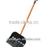 19" Plastic Snow Shovel With Steel Handle thumbnail-1