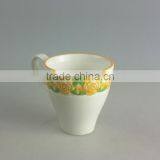 New Bone Embossed Rose Handpainted Mug thumbnail-1