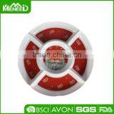 Fiestaware Family Use Tableware Chips Dish Five Divider Red Round Xmas Plates thumbnail-1