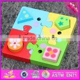 2016 New Design Geometry Puzzle Wooden Educational Toddler Toys W13E071 thumbnail-6