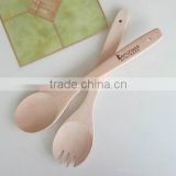 Salad Spoon, Wooden Salad Server Wood Salad spoon and fork. Serving spoon