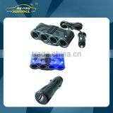 2015 CE Approval LED Car Charger Cigarette Lighter Adapter 4 Socket for IPhone , Tablet thumbnail-2